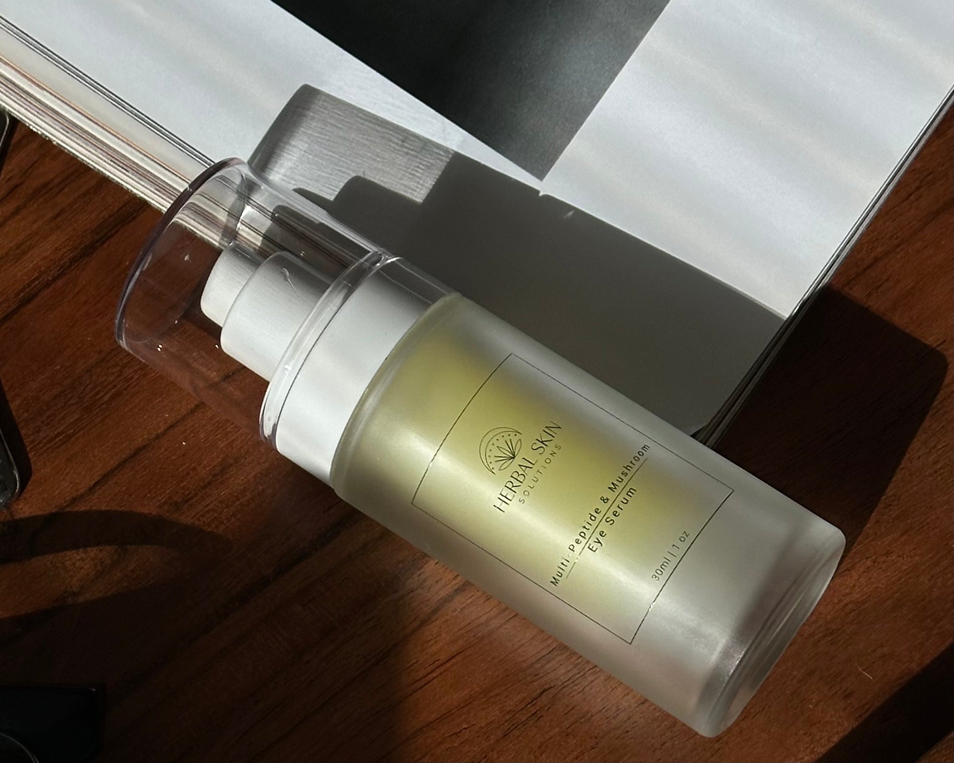 Introducing the Multi-Peptide + Mushroom Eye Serum: The Ultimate Adaptogenic Eye Treatment