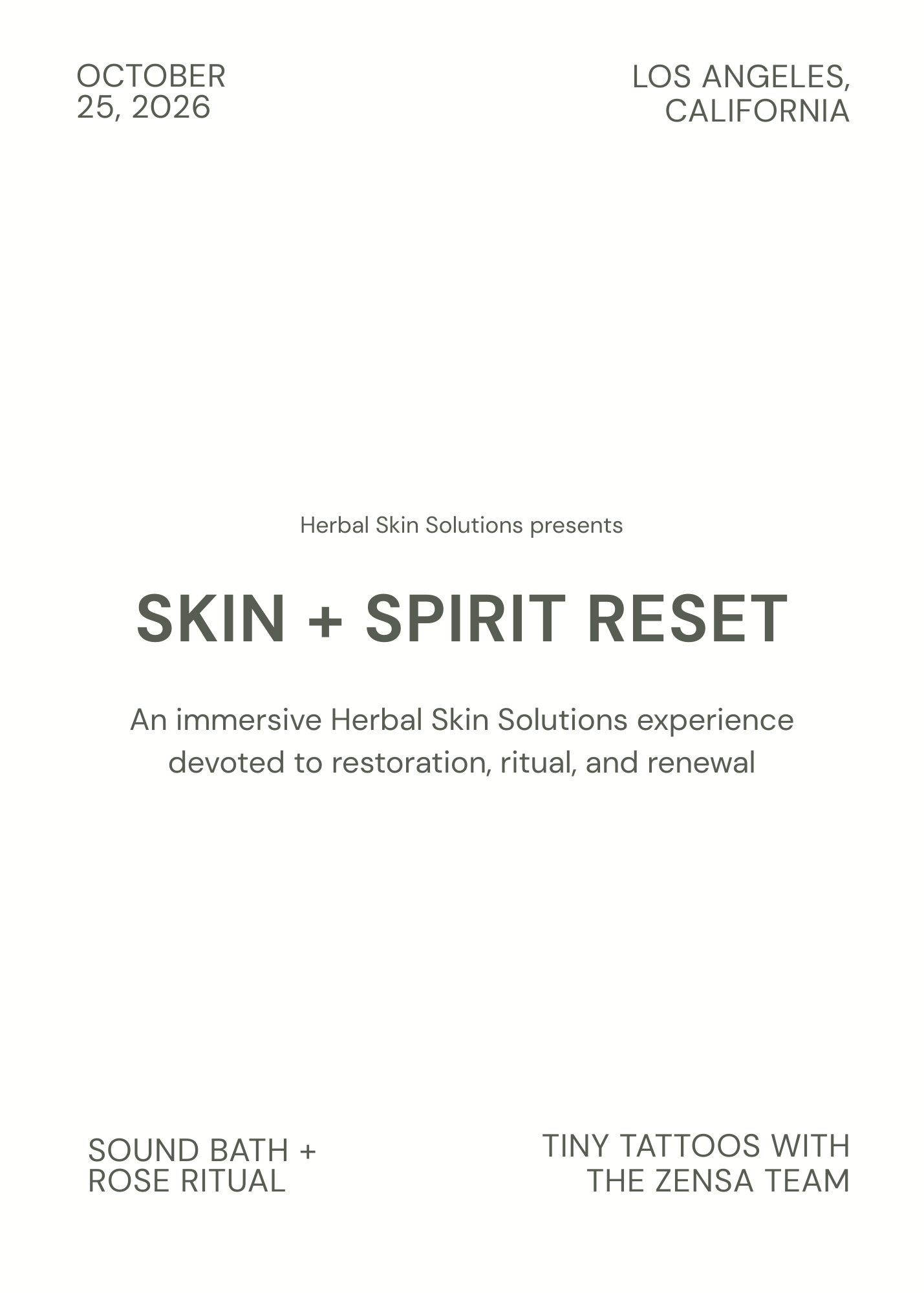 Skin & Spirit Reset