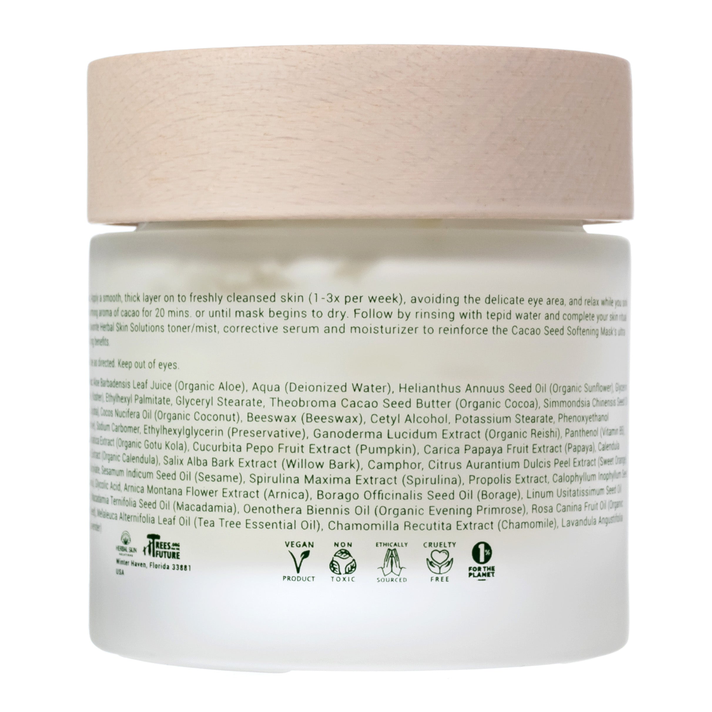 Cacao Seed Softening Enzyme Mask*